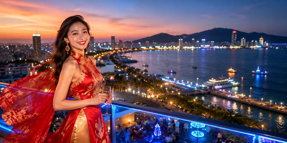 Bãi biển Đà Nẵng buổi chiều, người dùng nhận thông báo VIP bonus qua điện thoại