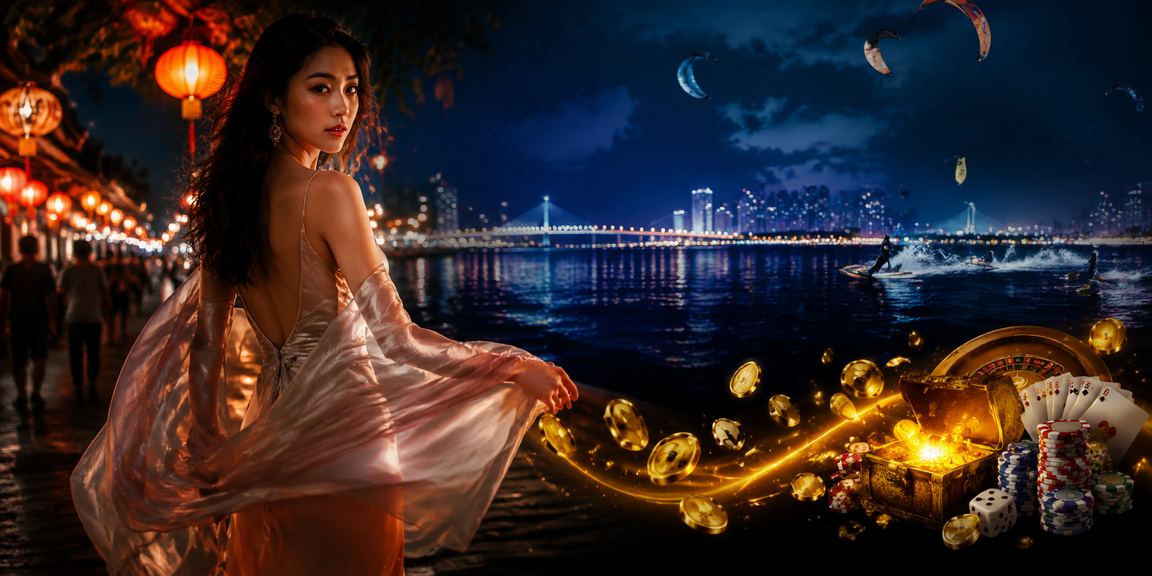 Không khí cá cược và jackpot tại chợ đêm Sài Gòn sôi động về đêm